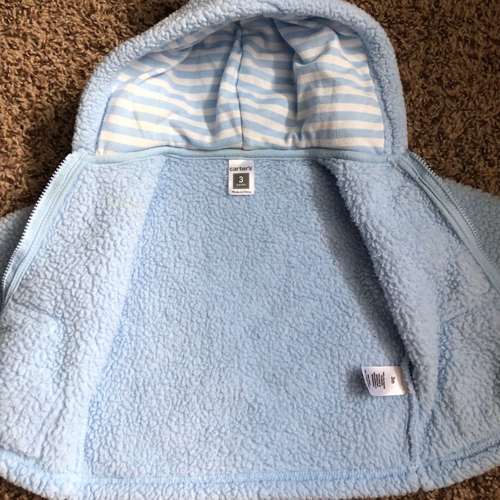 Carters Fluffy Baby Jacket - Picture 2 of 4